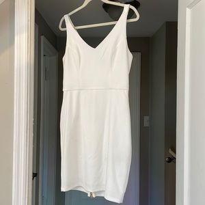 White Bebe shift dress